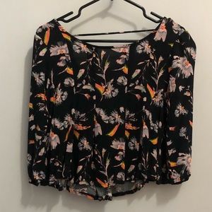 Cropped Floral Top